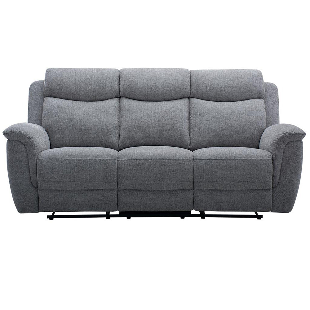 Cessnock Fabric 3 Seater Recliner with Drop Down