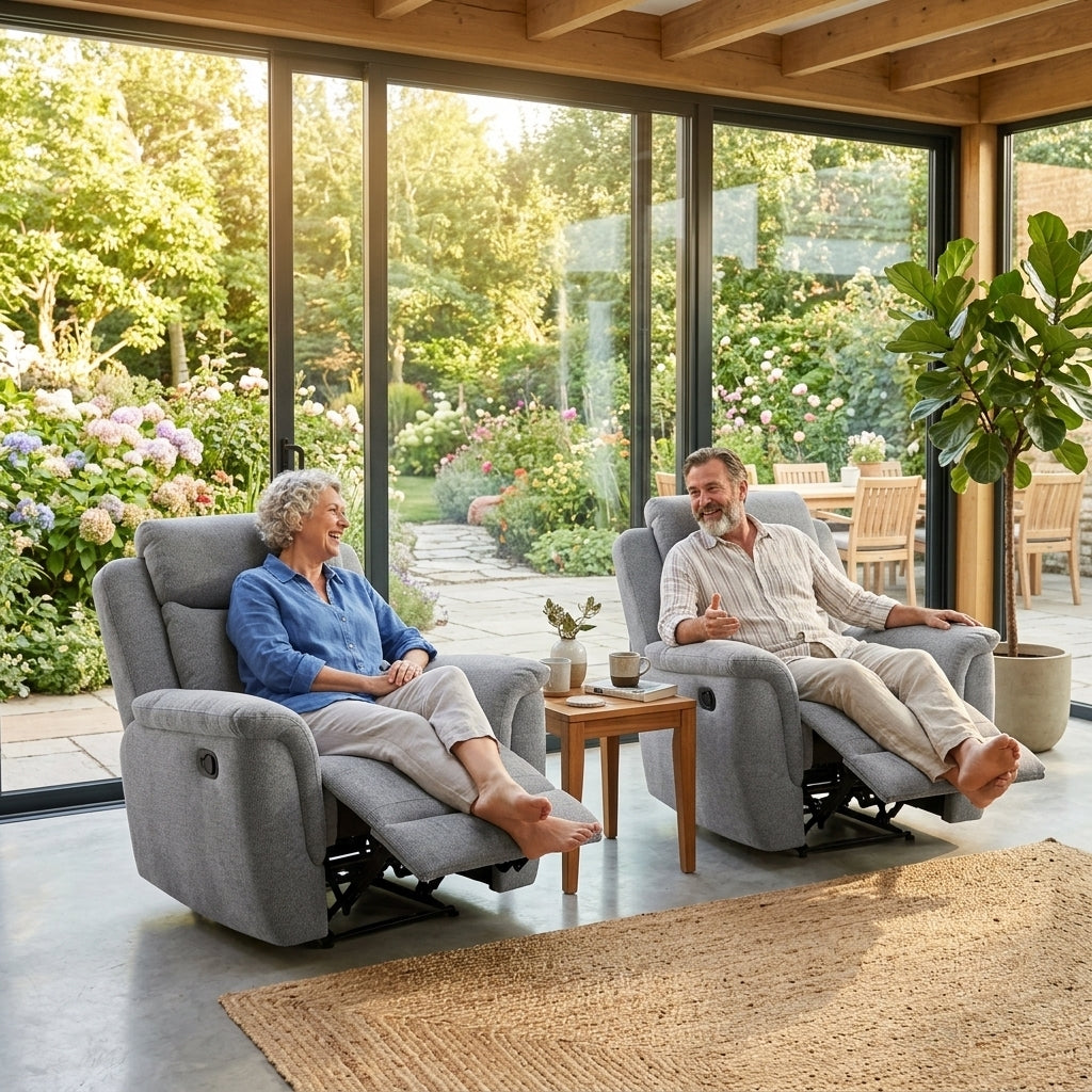 Cessnock Fabric Recliner Armchair