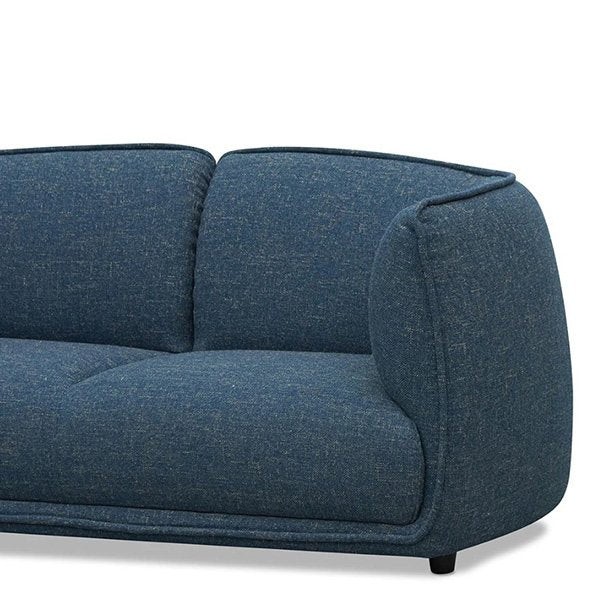 Chapman 2 Seater Fabric Sofa - Dark Blue