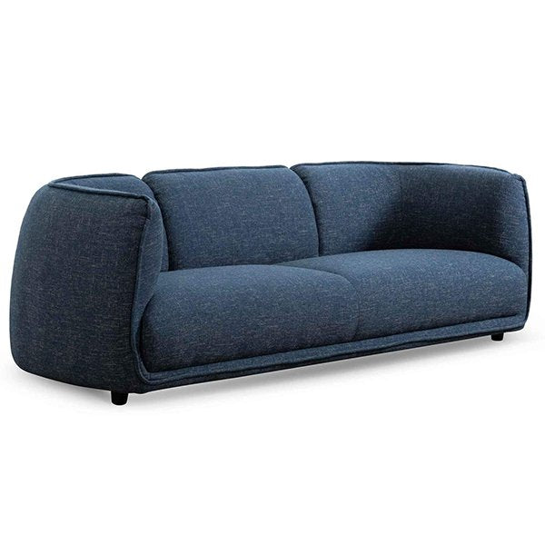 Chapman 3 Seater Fabric Sofa - Dark Blue