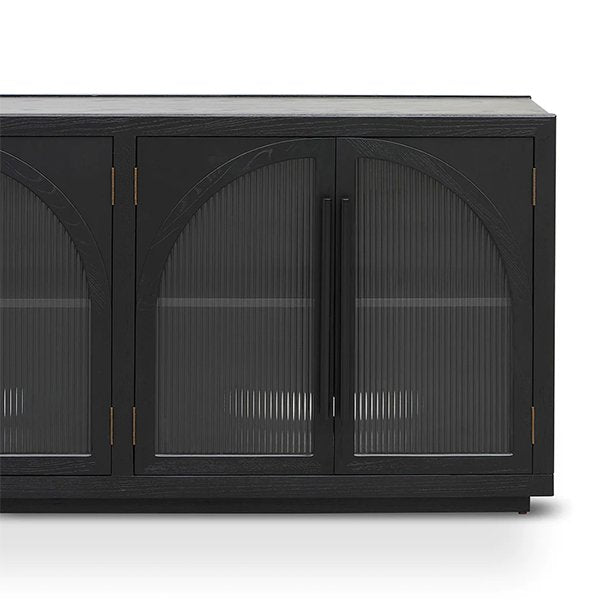 Charles 1.78m Sideboard Unit - Full Black