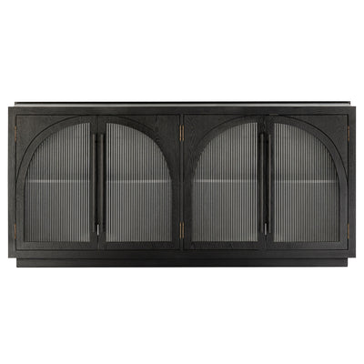 Charles 1.78m Sideboard Unit - Full Black