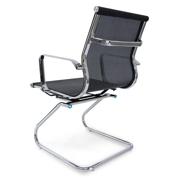 Charlie Visitor Office Chair - Black Mesh