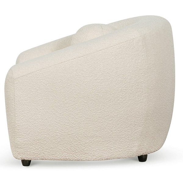 Hurst Armchair - Ivory White Boucle