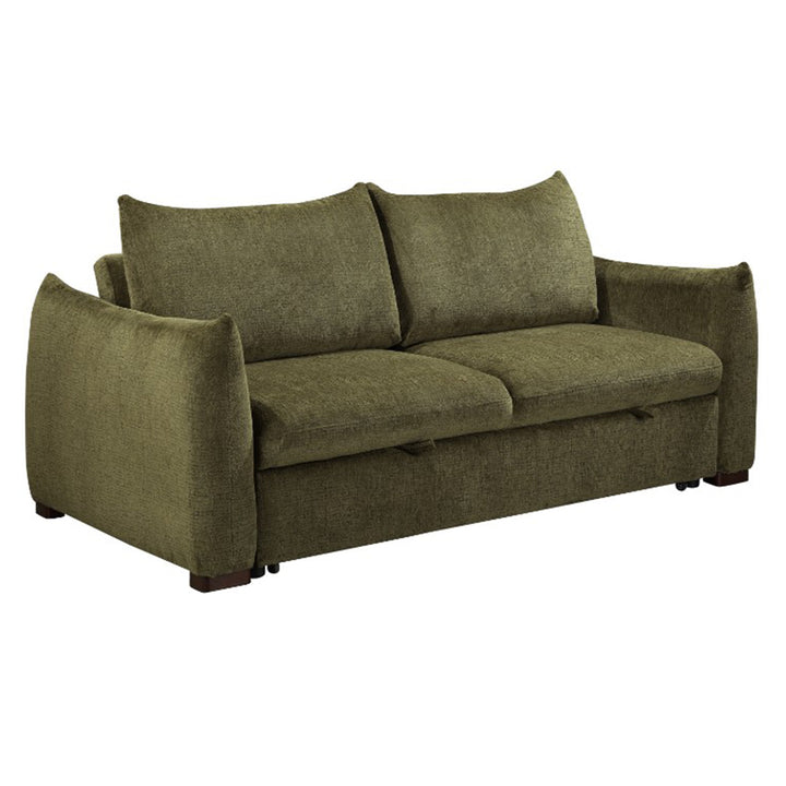 Charlotte Fabric Sofa Bed - Olive