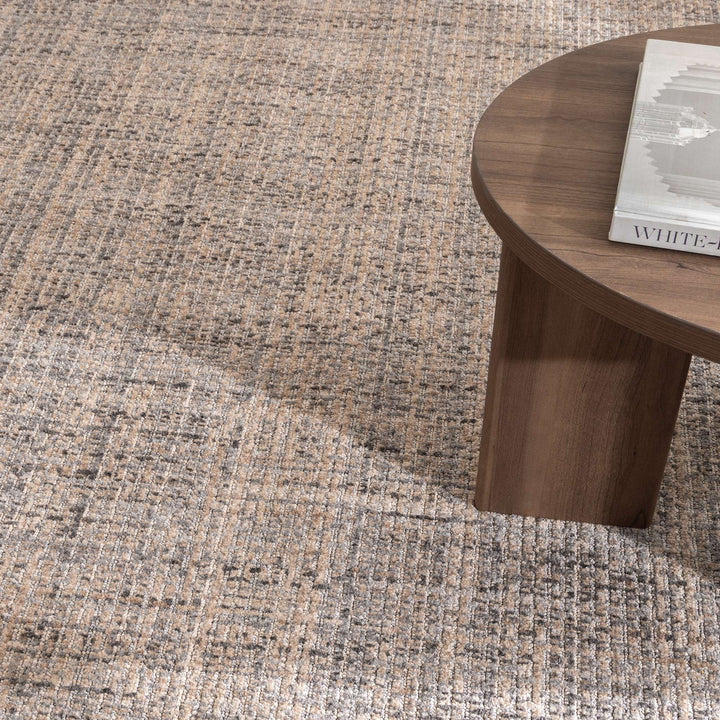 Cherie Distressed Lines Beige Grey Rug