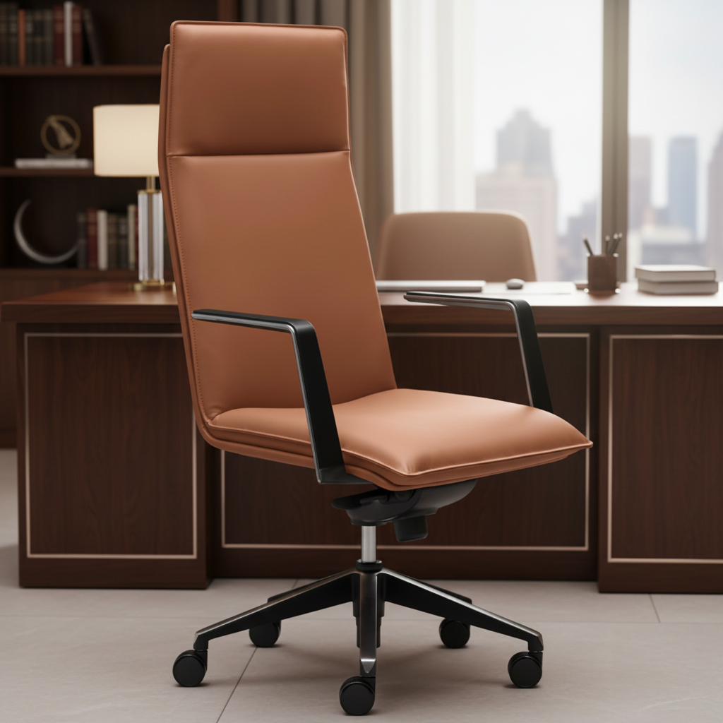 Chimera High Back Genuine Leather Executive Chair