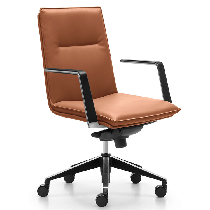 Chimera Medium Back Genuine Leather Executive Chair