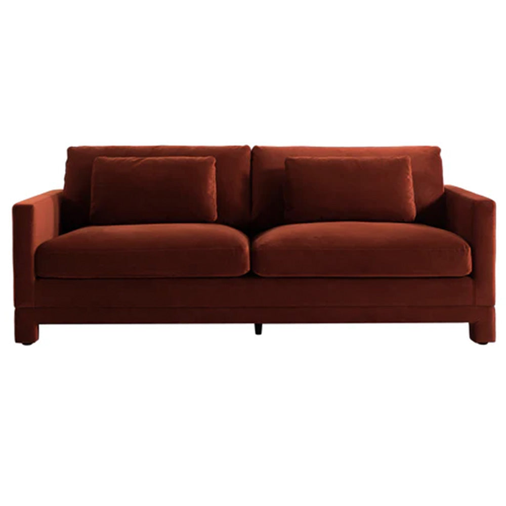 Clovelly 3 Seater Sofa - Caramel Velvet
