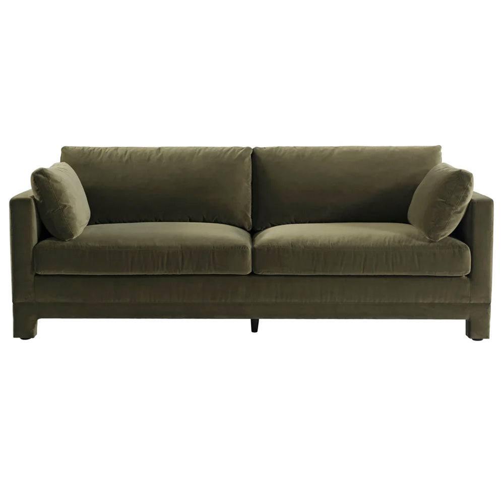 Clovelly 3 Seater Sofa - Moss Velvet