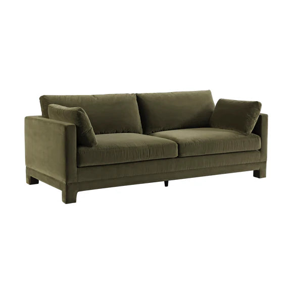 Clovelly 3 Seater Sofa - Moss Velvet