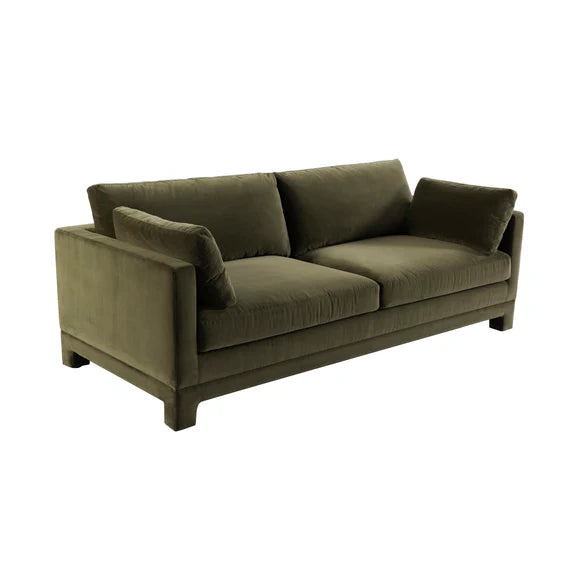 Clovelly 3 Seater Sofa - Moss Velvet