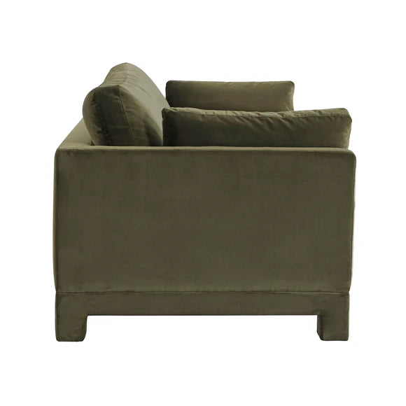 Clovelly 3 Seater Sofa - Moss Velvet