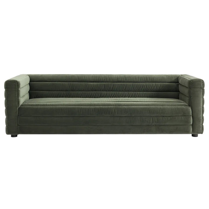 Colorado 3 Seater Sofa - Satin Moss Velvet