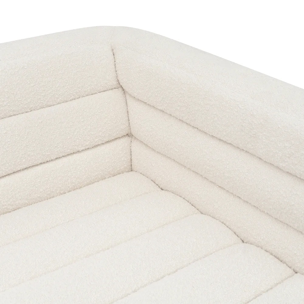 Colorado 3 Seater Sofa - White Boucle