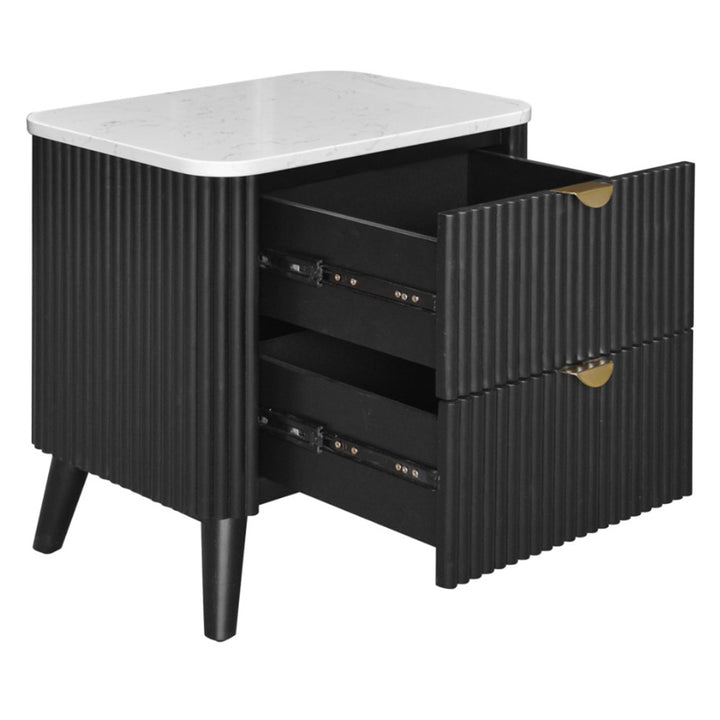 Como Bedside Table - Black
