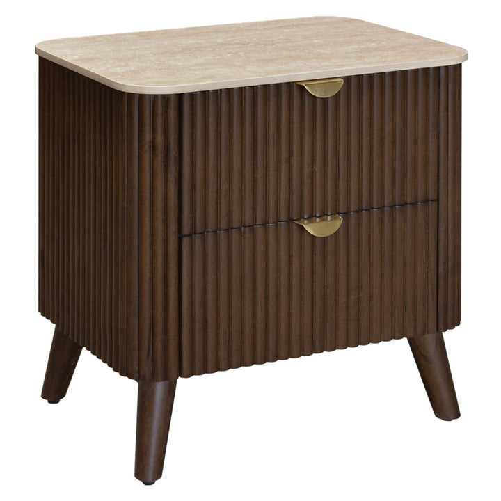 Como Bedside Table - Walnut
