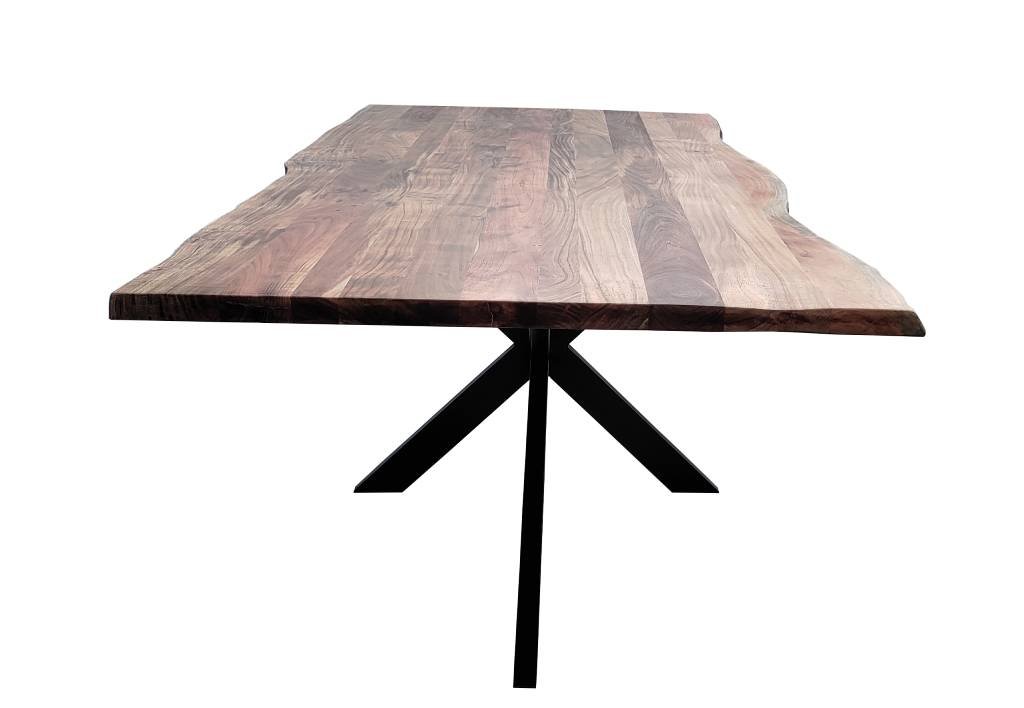 Appleton Acacia Wood & Metal Dining Table - 240cm