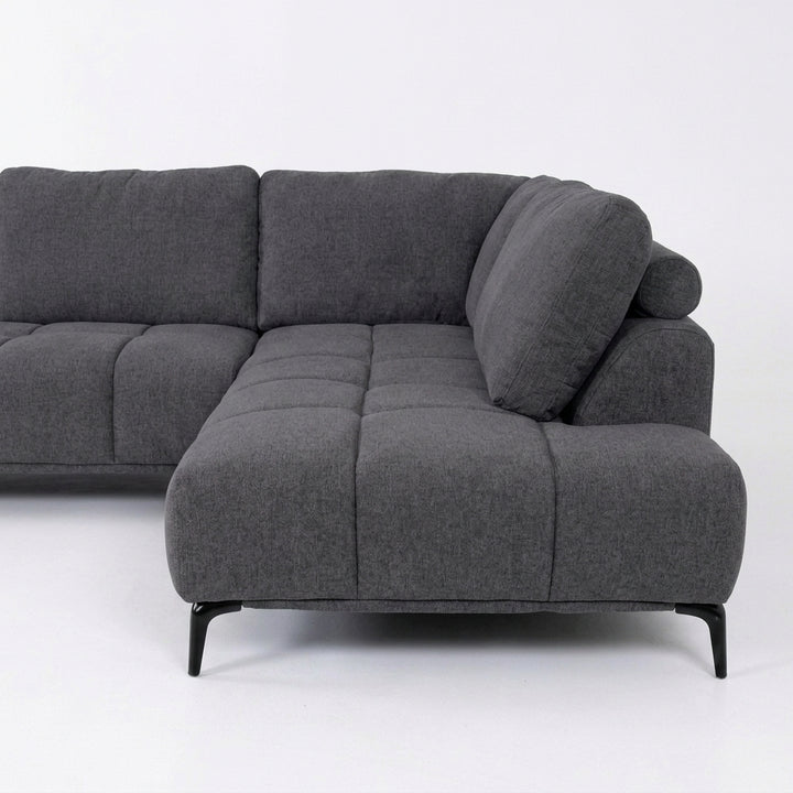 Condobolin Fabric Corner Sofa - Anthracite