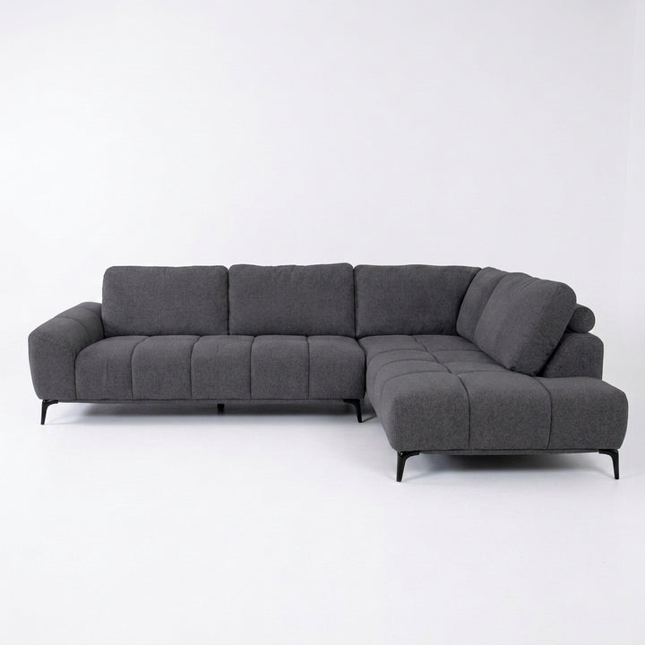 Condobolin Fabric Corner Sofa - Anthracite