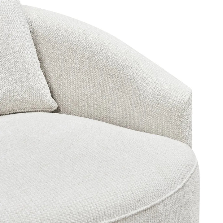 Coolangatta Swivel Arm Chair - Off White