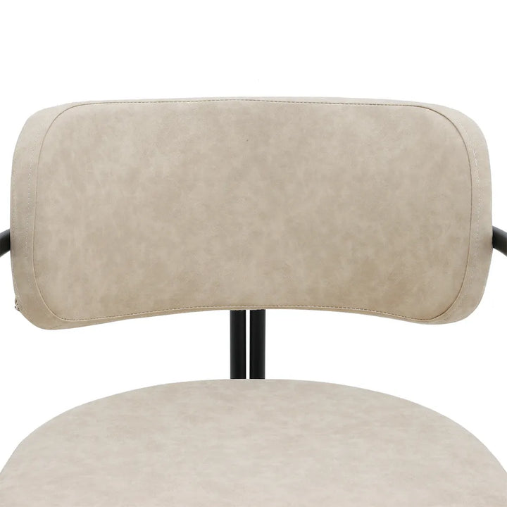 Cooma Dining Chair – Beige Eco Leather