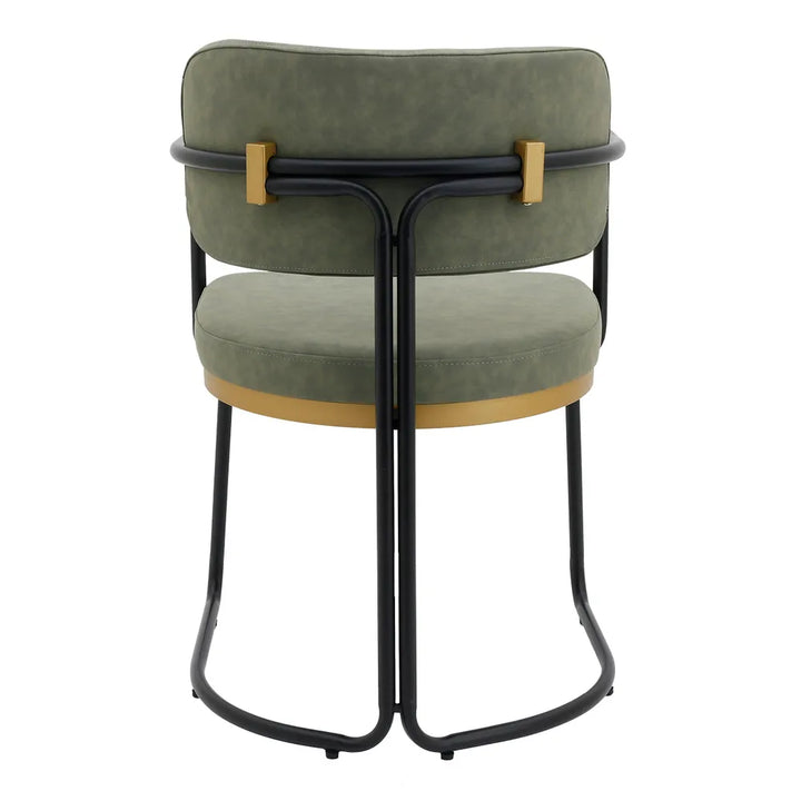 Cooma Dining Chair – Olive Eco Leather