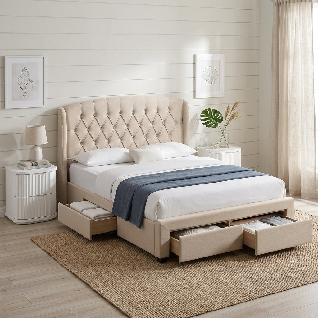 Coonamble Queen Storage Bed