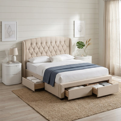 Coonamble Queen Storage Bed