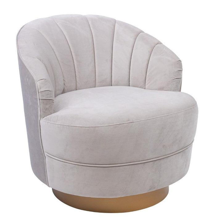 Corbelle Velvet Swivel Accent Chair
