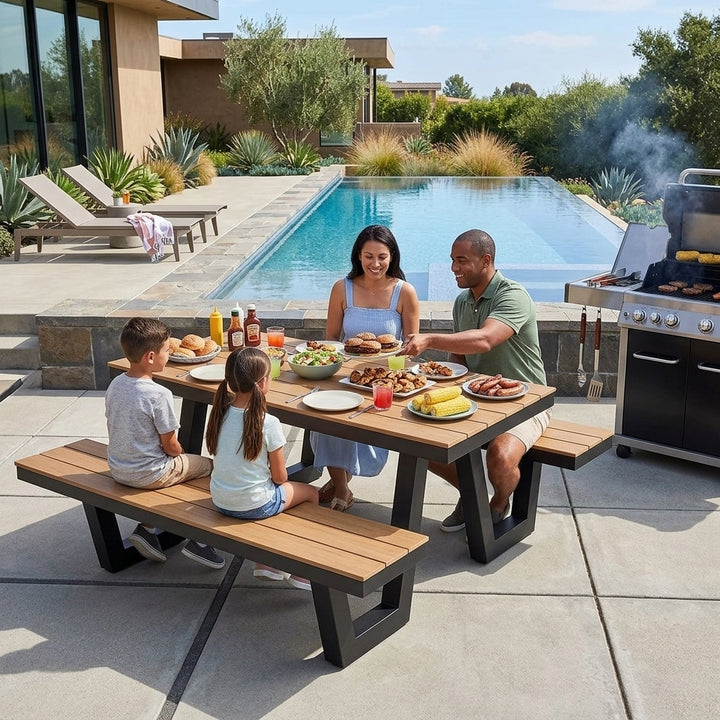 Corrimal Outdoor Dining Set - Large
