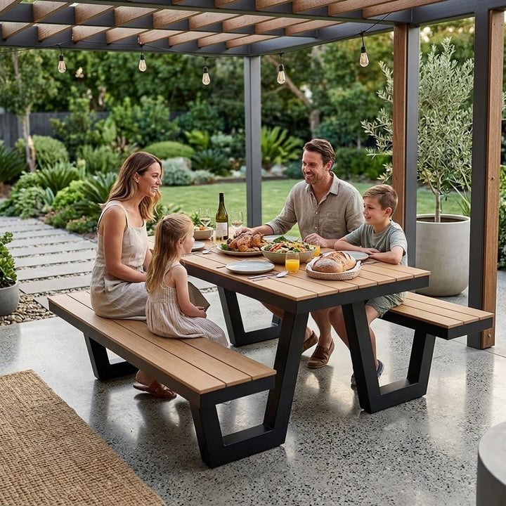Corrimal Outdoor Dining Set - Large
