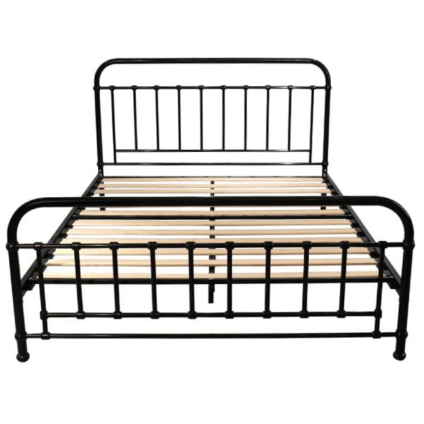 Corringle Double Metal Bed - Black