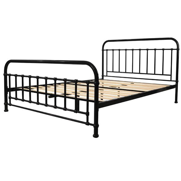 Corringle Double Metal Bed - Black