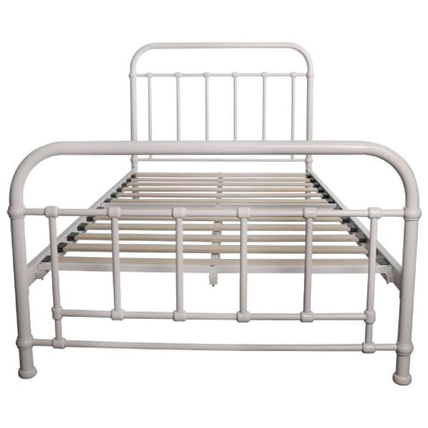 Corringle King Single Metal Bed - White