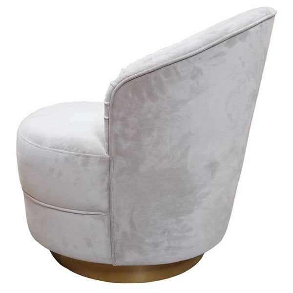 Corbelle Velvet Swivel Accent Chair