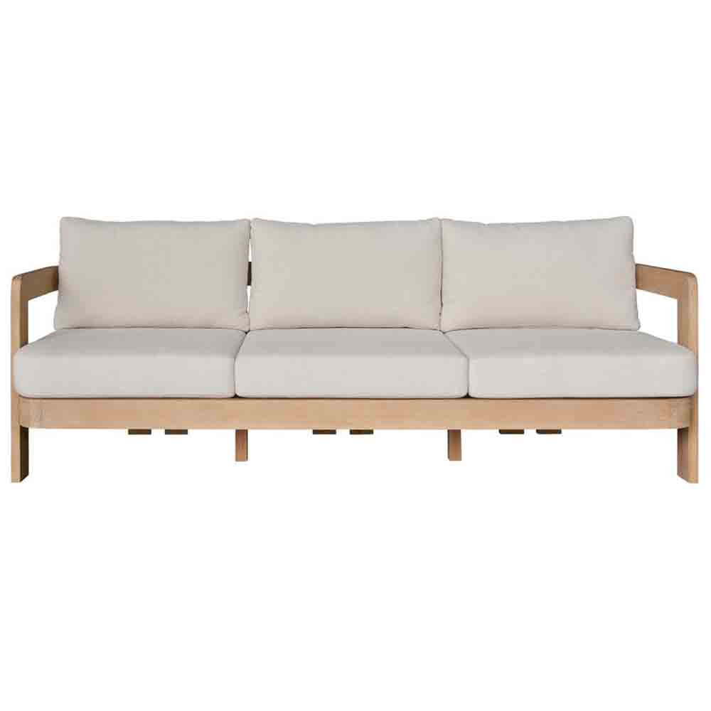 Cronulla 3 Seater Eucalyptus Timber Outdoor Sofa