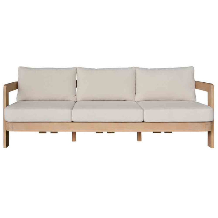 Cronulla 3 Seater Eucalyptus Timber Outdoor Sofa
