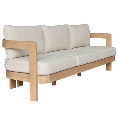 Cronulla 3 Seater Eucalyptus Timber Outdoor Sofa