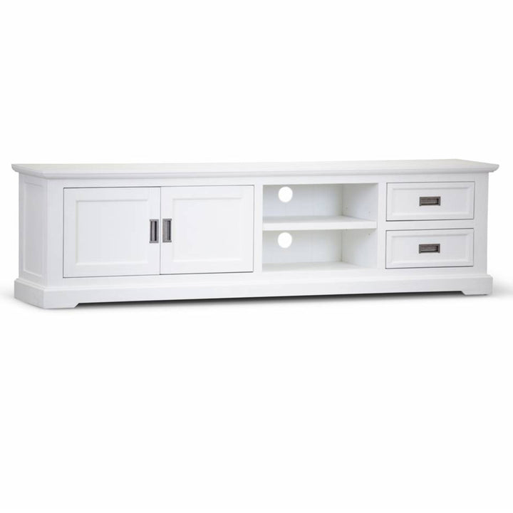 Crowther 220cm Acacia Wood Entertainment Unit