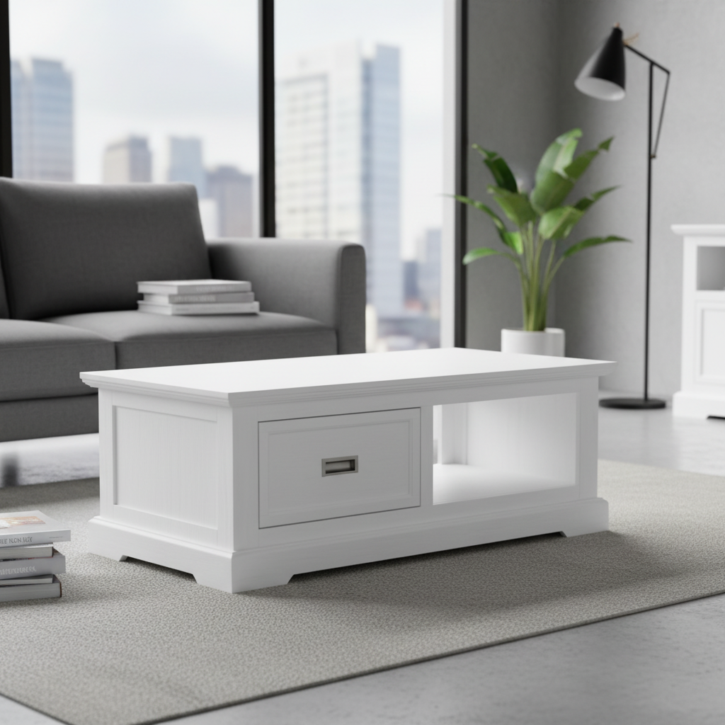 Crowther Acacia Wood Coffee Table