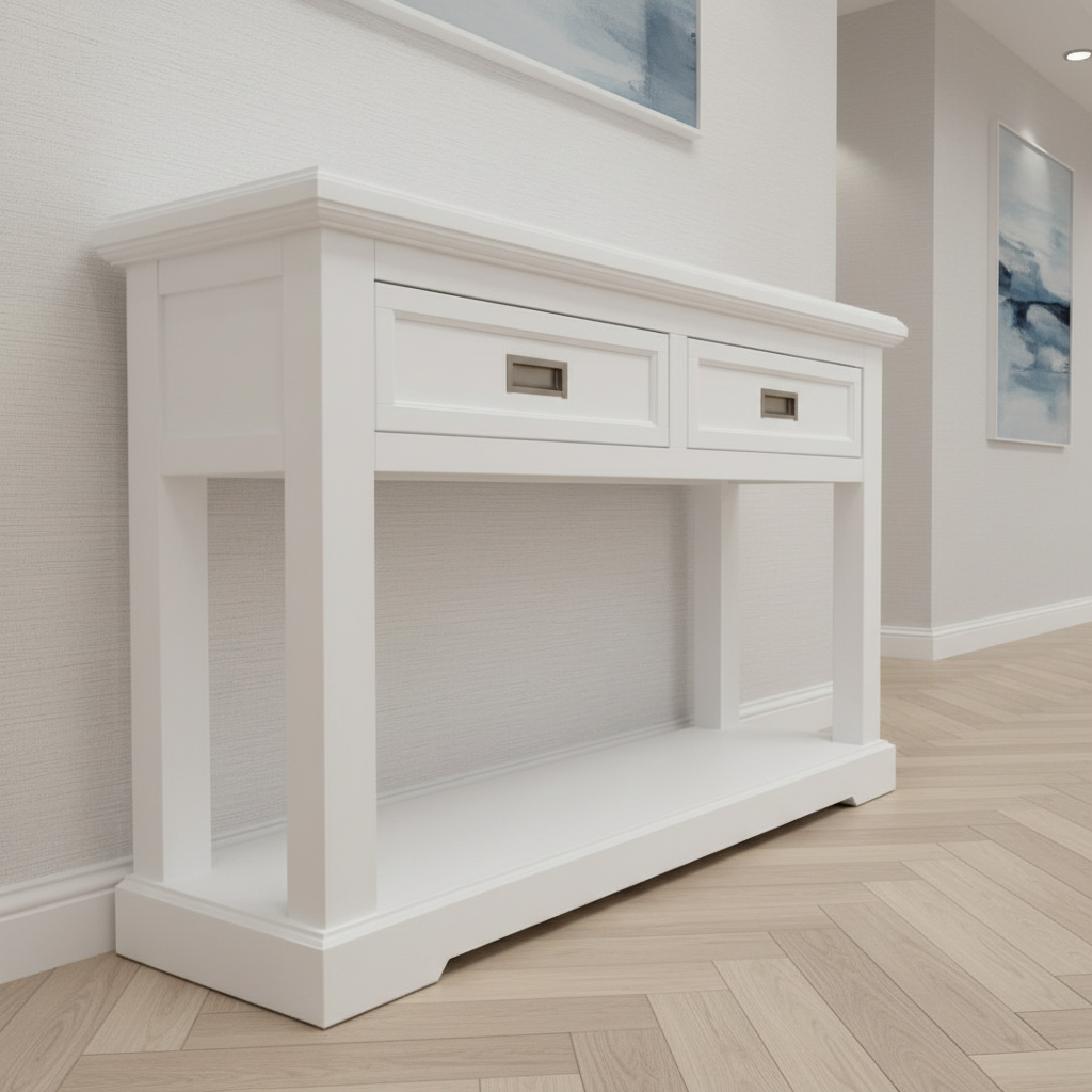 Crowther Acacia Wood Console Table