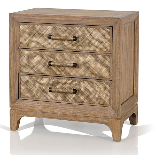 Cypress 3 Drawer Bedside