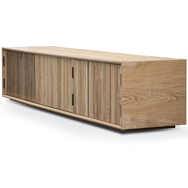 Dahlia 2m Wooden TV Entertainment Unit - Natural Ash