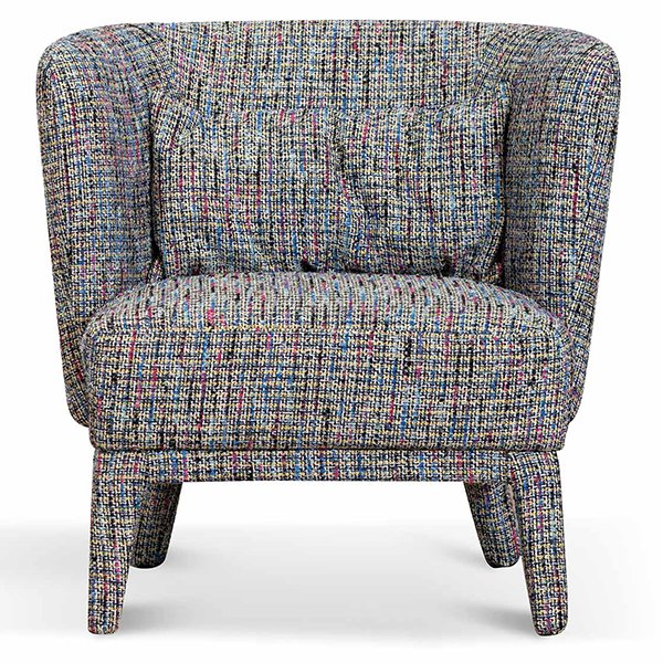 Daley Fabric Armchair - Multicolour