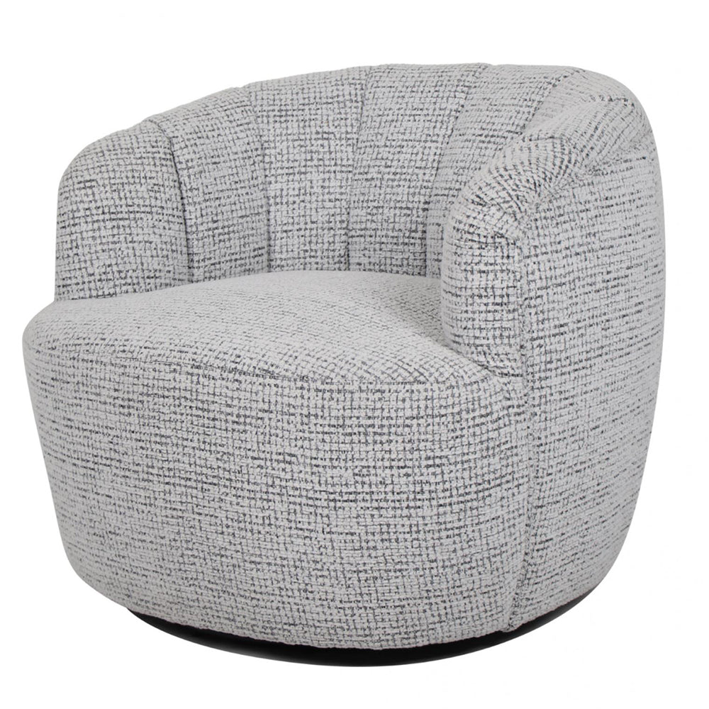 Dandenong Swivel Accent Armchair - Cloud