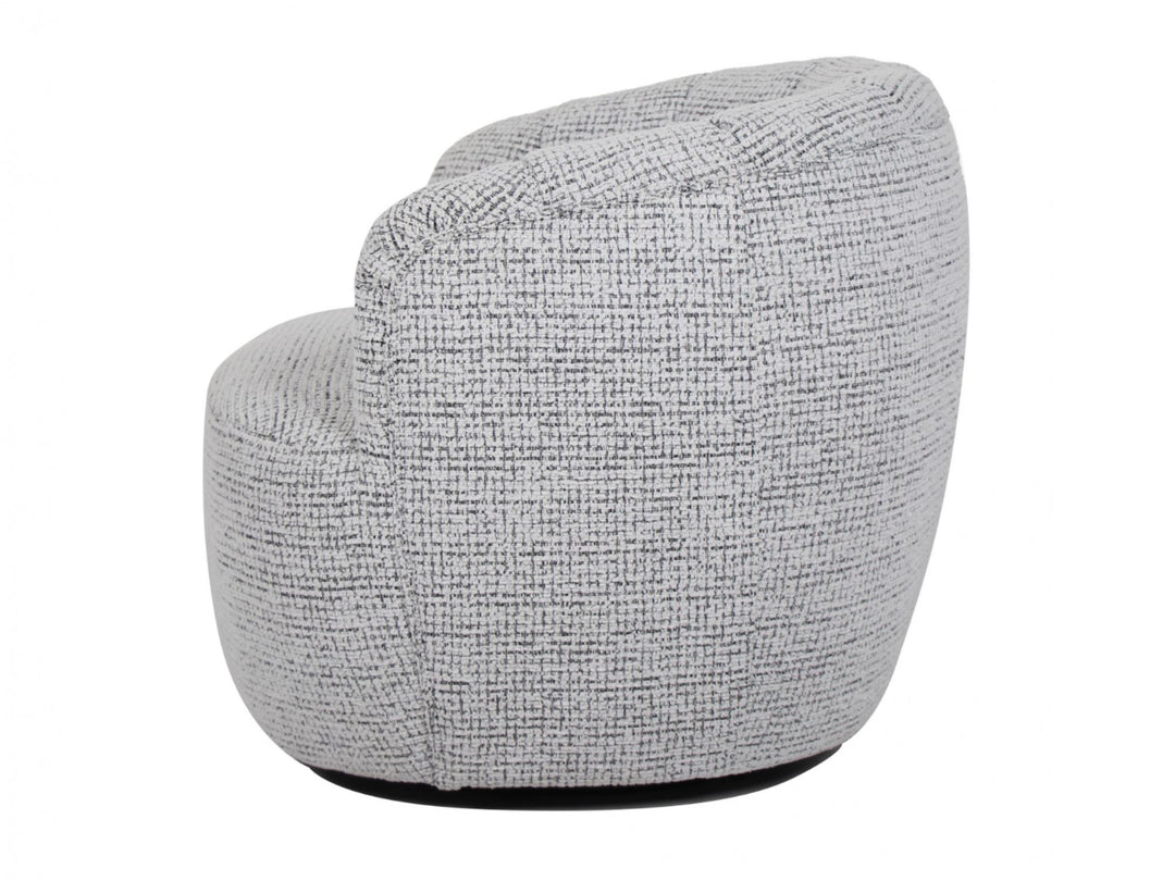 Dandenong Swivel Accent Armchair - Cloud