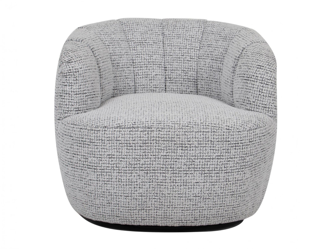 Dandenong Swivel Accent Armchair - Cloud
