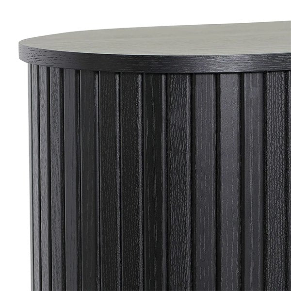 Dania 1.18 (H) Wooden Storage Cabinet - Full Black