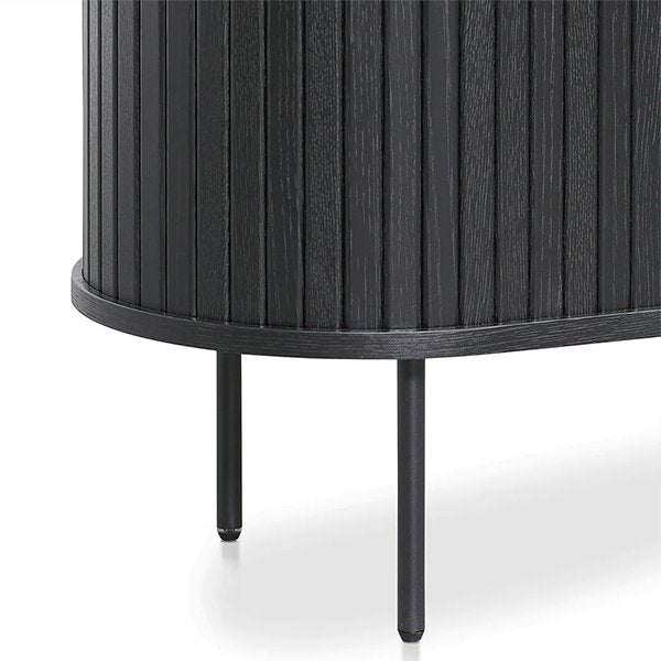 Dania 1.18 (H) Wooden Storage Cabinet - Full Black
